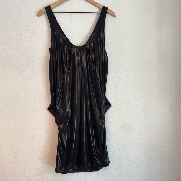 DIANE VON FURSTENBERG Black Sheath Lesley Dress Size 6 - Picture 9 of 11